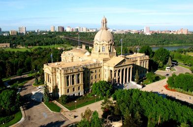 The next two photos are of the Opposition Lounge floor in the Alberta Legislature